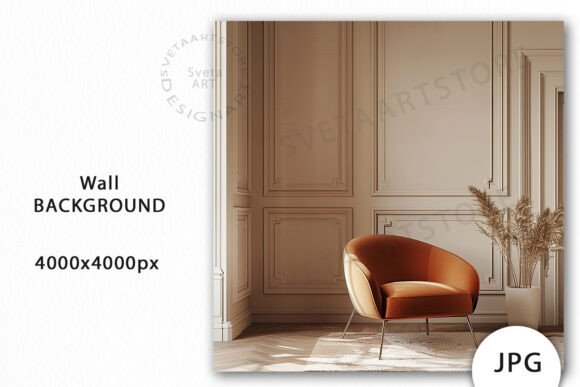 Download Living Room Mockup JPG, Wall - Premium Bundle