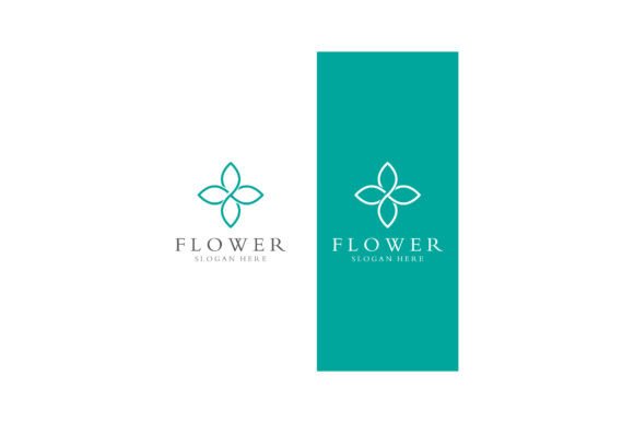 Download Beautiful Flower Logo Design with Modern - Premium Resources