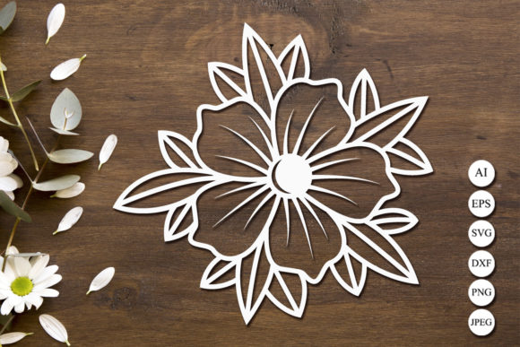 Download Flower Silhouette Cut File - Silhouette cut Collection