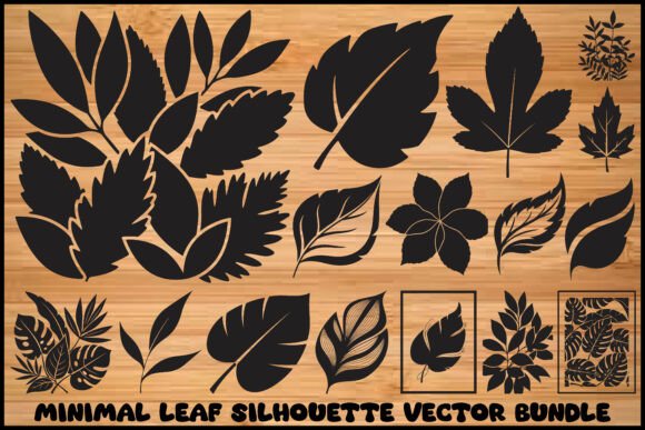 Download Botanical Silhouette Cut Files for Cricu - Silhouette cut Collection