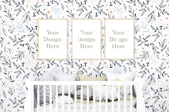 Download Frame Mockup, Nursery Room Mockup - 263 - Room mockup Collection