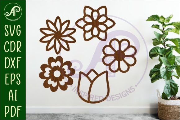 Download Flower Silhouette Cut out Designs 6 - Silhouette cut Collection